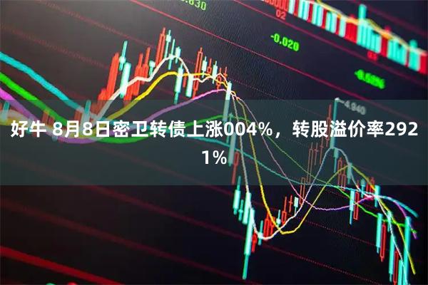 好牛 8月8日密卫转债上涨004%，转股溢价率2921%