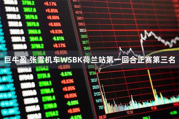 巨牛盈 张雪机车WSBK荷兰站第一回合正赛第三名