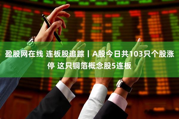 盈股网在线 连板股追踪丨A股今日共103只个股涨停 这只铜箔概念股5连板
