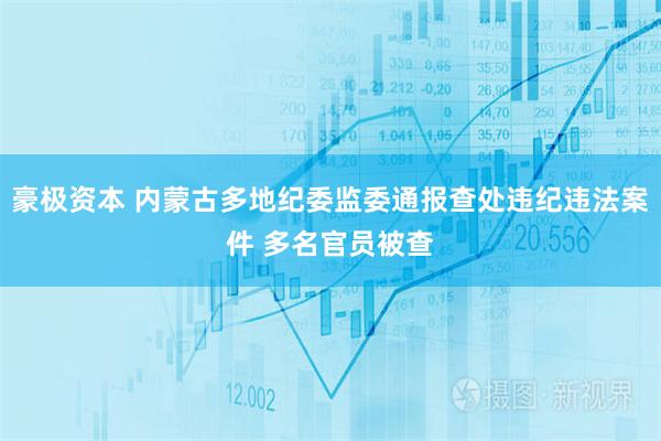 豪极资本 内蒙古多地纪委监委通报查处违纪违法案件 多名官员被查