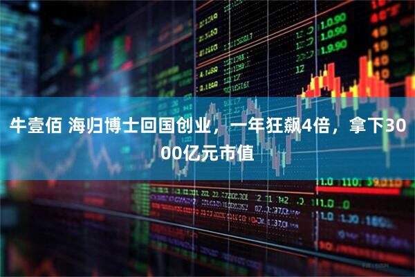 牛壹佰 海归博士回国创业，一年狂飙4倍，拿下3000亿元市值